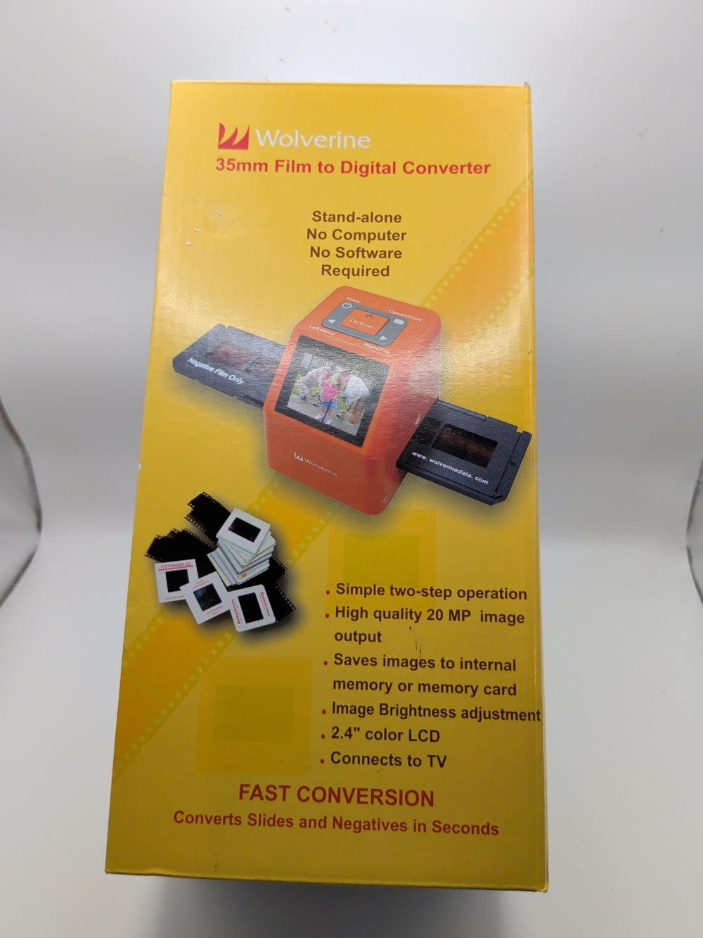 NEW Wolverine 35mm Film To Digital Converter 20mp Fast Conversion. (I)